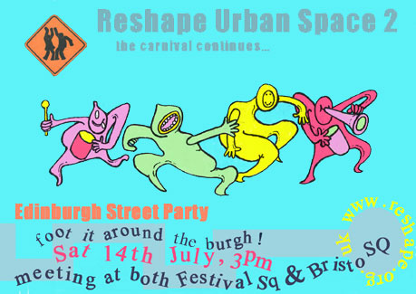Street Party fun design sticker