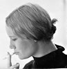 Julia Callan-Thompson in Paris 1967 photo by Francois Raymond