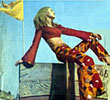 Julia - psychedelic hippy chick in Bombay 1968